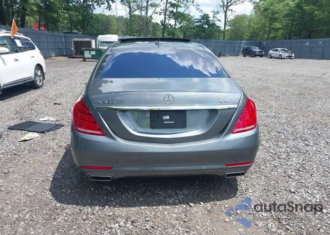 2017 Mercedes-Benz S 550 4Matic из США, поврежденный, VIN WDDUG8FB8HA326046